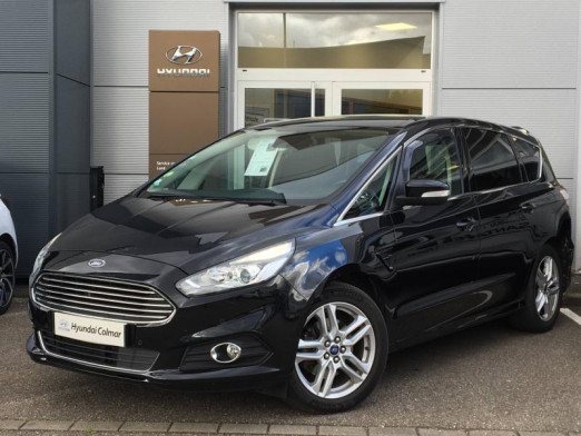 Used FORD S-MAX 2.0 TDCi 150 Stop&Start Titanium PowerShift 7 pls 2015 Noir Scala € 15,990 in Colmar