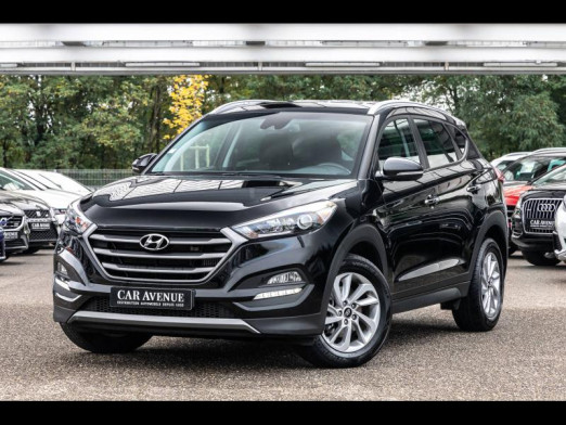 Occasion HYUNDAI Tucson 2.0 CRDI 185 ch Creative 4WD Boîte auto, angles morts, volant et sièges chauffants 2015 Phantom Black 21 490 € à Colmar