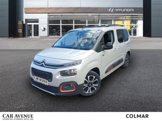 Occasion CITROEN Berlingo 130 Shine M Toit pano Gps Attleage Aff tête haute Régul Caméra Carplay Gar 1 an 2018 Gris Acier (M) 28 489 € à Colmar