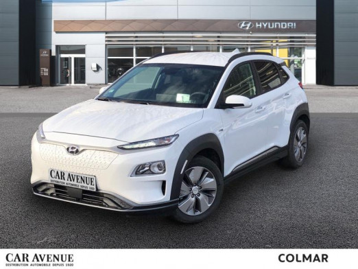 Occasion HYUNDAI Kona Electric 136 Creative Bva Led Caméra Carplay Affichage tête haute Gtie 2025 2020 Chalk White Métal 25 490 € à Colmar