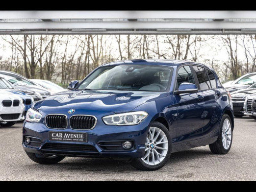 Occasion BMW Série 1 118i Sport Line 136 GPS 2016 Bleu 18 490 € à Mulhouse