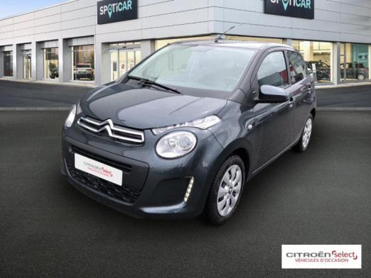 Occasion CITROEN C1 VTi 72 S&S Feel 5p E6.d 2020 Gris Carlinite (M) - Toit Noir Caldéra 11 490 € à Mulhouse