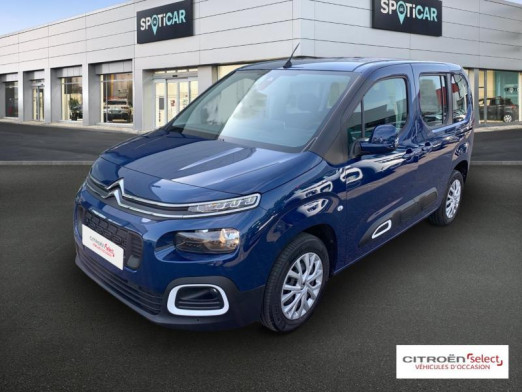 Occasion CITROEN Berlingo M BlueHDi 100ch S&S Feel 2020 Deep Blue (M) 21 290 € à Mulhouse