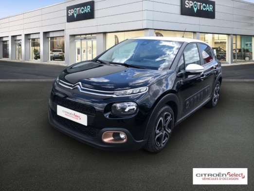 Occasion CITROEN C3 BlueHDi 100ch Origins S&S E6.d-TEMP BVM5 2019 Noir Perla Nera - Blanc Opale 14 990 € à Saint-Louis