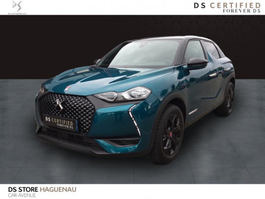 Occasion DS DS 3 Crossback BlueHDi 100ch Performance Line 2020 Bleu Millenium - Toit Noir Perla Nera 24 990 € à Haguenau