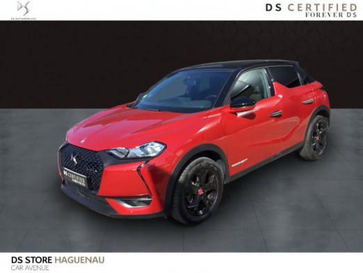 Occasion DS DS 3 Crossback BlueHDi 100ch Performance Line 2019 Rouge Rubi (M) - Toit Noir Onyx 20 990 € à Haguenau