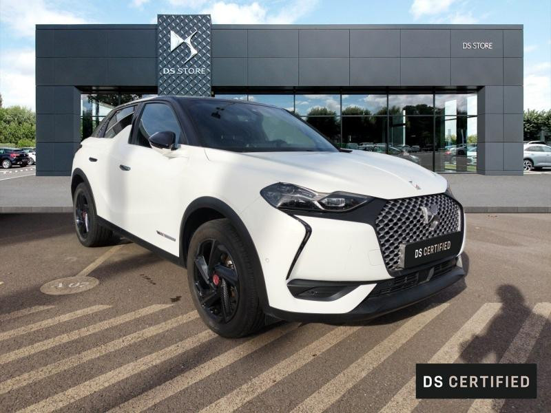 Occasion DS DS 3 Crossback E-Tense Performance Line + 2021 Blanc Perle Nacré - Toit Noir Perla N. 18990 € à Metz