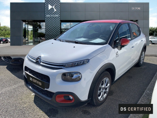 Occasion CITROEN C3 PureTech 82ch Graphic 2018 Blanc Banquise - Rouge Aden 9 800 € à Nancy