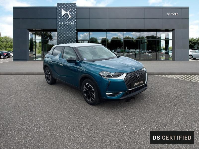 Occasion DS DS 3 Crossback PureTech 100ch So Chic 2021 Bleu Millenium (M) - Toit Blanc Opale 16990 € à Nancy