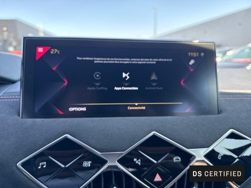 Occasion DS DS 3 Crossback PureTech 130ch So Chic Automatique 7cv 2021 Rouge Rubi (M) - Toit Noir Perla Nera 18490 € à Nancy