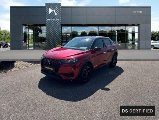 Occasion DS DS 3 Crossback PureTech 130ch So Chic Automatique 7cv 2021 Rouge Rubi (M) - Toit Noir Perla Nera 18 490 € à Nancy