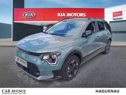 Occasion KIA Niro EV 204 Active / Pompe à chaleur / Sièges chauffants / GPS 2024 Vert Aventurine Métallisé/Montant Noir 39 900 € à Haguenau