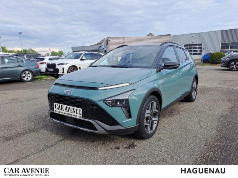 Used HYUNDAI Bayon 1.0 T-GDi 100 Hybrid 48V Creative DCT-7 Garantie 05/2027 2022 Mangrove Green Métal/Toit/rétros Black € 17990 in Haguenau