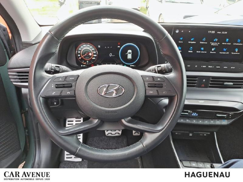 Used HYUNDAI Bayon 1.0 T-GDi 100 Hybrid 48V Creative DCT-7 Garantie 05/2027 2022 Mangrove Green Métal/Toit/rétros Black € 17990 in Haguenau