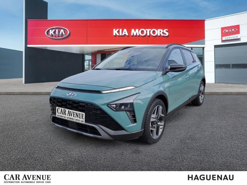 Used HYUNDAI Bayon 1.0 T-GDi 100 Hybrid 48V Creative DCT-7 Garantie 05/2027 2022 Mangrove Green Métal/Toit/rétros Black € 17990 in Haguenau