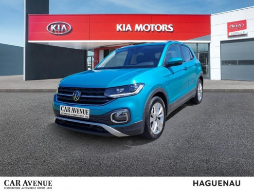 Used VOLKSWAGEN T-Cross 1.0 TSI 110 Carat Full Led Gps Camera GARANTIE 12 MOIS 2022 Turquoise Maui métallisée € 19,990 in Haguenau