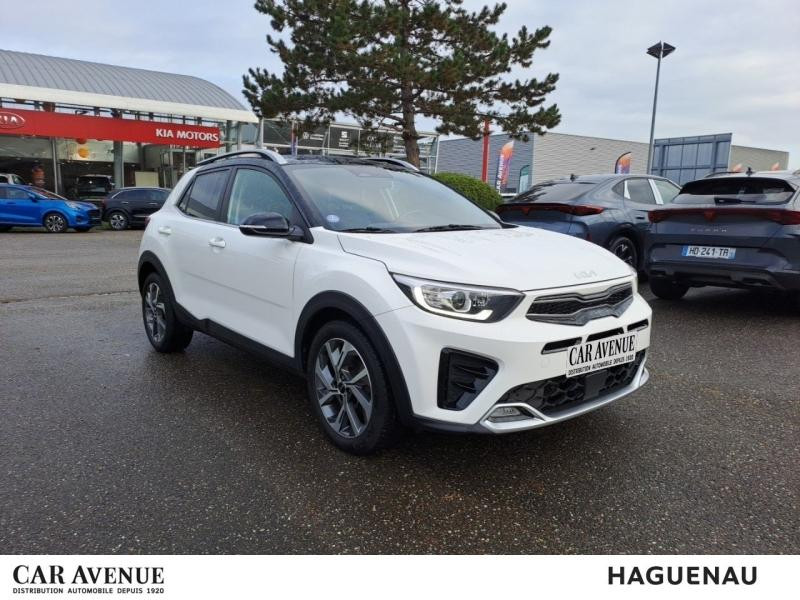 Occasion KIA Stonic 1.0 T-GDi 120 MHEV GT Line DCT7 Gps Camera GARANTIE 12 MOIS 2021 Blanc Céleste / Toit Noir 15990 € à Haguenau