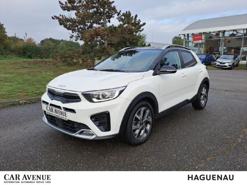 Occasion KIA Stonic 1.0 T-GDi 120 MHEV GT Line DCT7 Gps Camera GARANTIE 12 MOIS 2021 Blanc Céleste / Toit Noir 15990 € à Haguenau