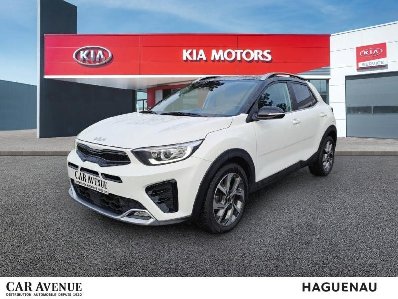 Occasion KIA Stonic 1.0 T-GDi 120 MHEV GT Line DCT7 Gps Camera GARANTIE 12 MOIS 2021 Blanc Céleste / Toit Noir 15990 € à Haguenau