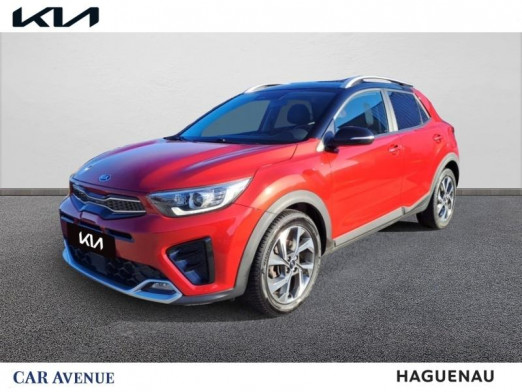 Occasion KIA Stonic 1.0 T-GDi 120 MHEV GT Line DCT7 Gps Camera Garantie 12 Mois 2021 Rouge Grenadine métallisé / Toit Noir 17 490 € à Haguenau
