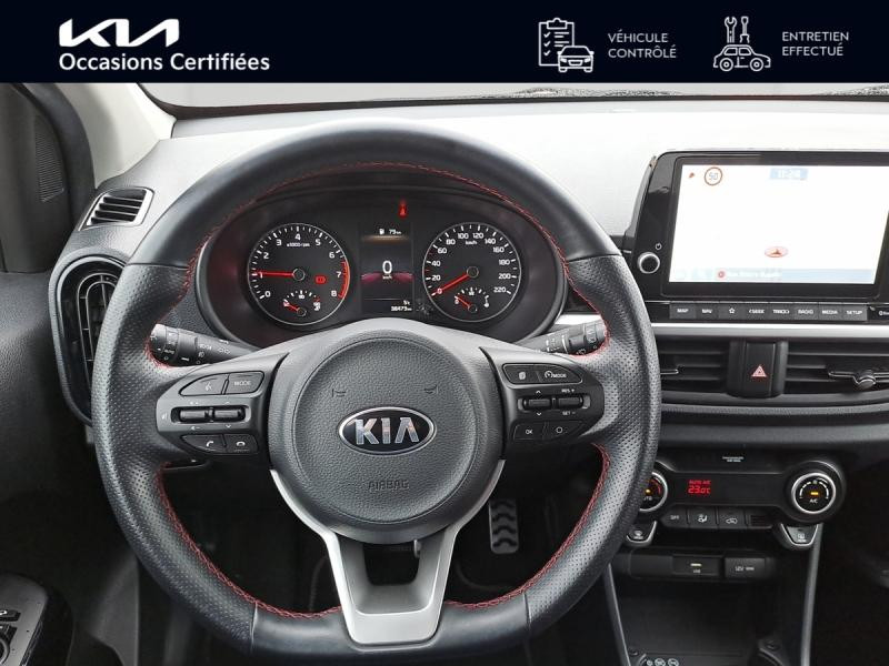 Used KIA Picanto 1.0 T-GDi 100ch GT Line Premium GARANTIE 12 MOIS 2021 Rouge Grenat métallisé € 13490 in Haguenau