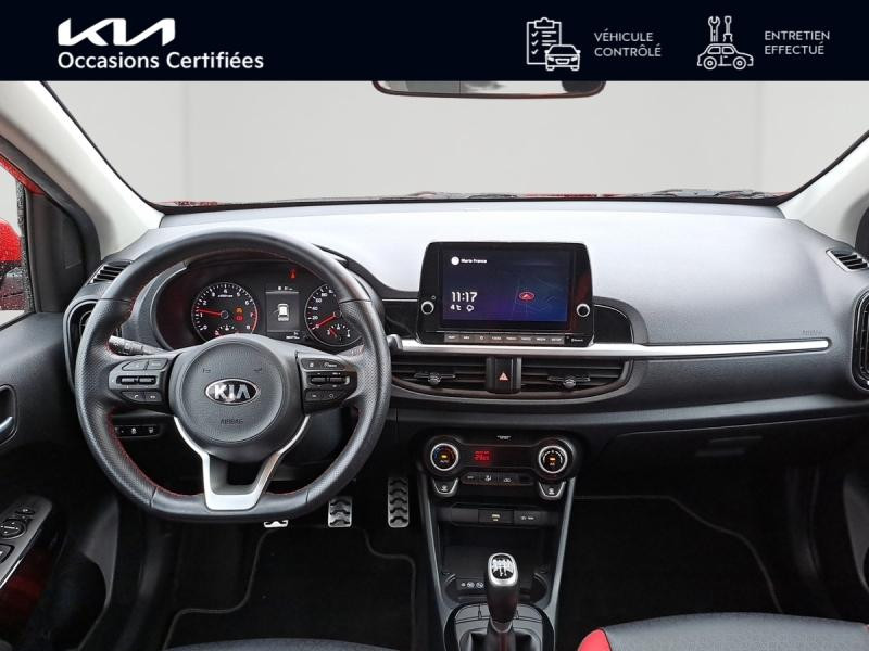 Used KIA Picanto 1.0 T-GDi 100ch GT Line Premium GARANTIE 12 MOIS 2021 Rouge Grenat métallisé € 13490 in Haguenau