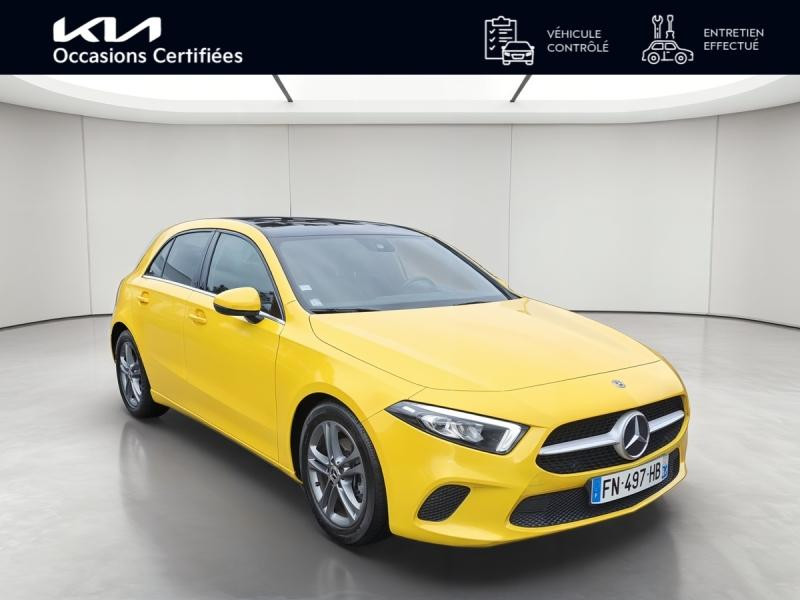 Occasion MERCEDES-BENZ Classe A 180 136 Style Line 7G-DCT Toit ouvrant Camera  GARANTIE 12 MOIS 2020 Jaune soleil 21490 € à Haguenau