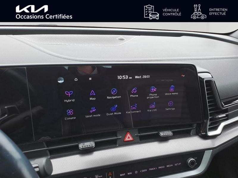 Occasion KIA Sportage 1.6 T-GDi 230 HEV  GT-Line Premium BVA6 ATTELAGE GARANTIE 01/2029 2022 Vert Bornéo métallisé 30990 € à Haguenau