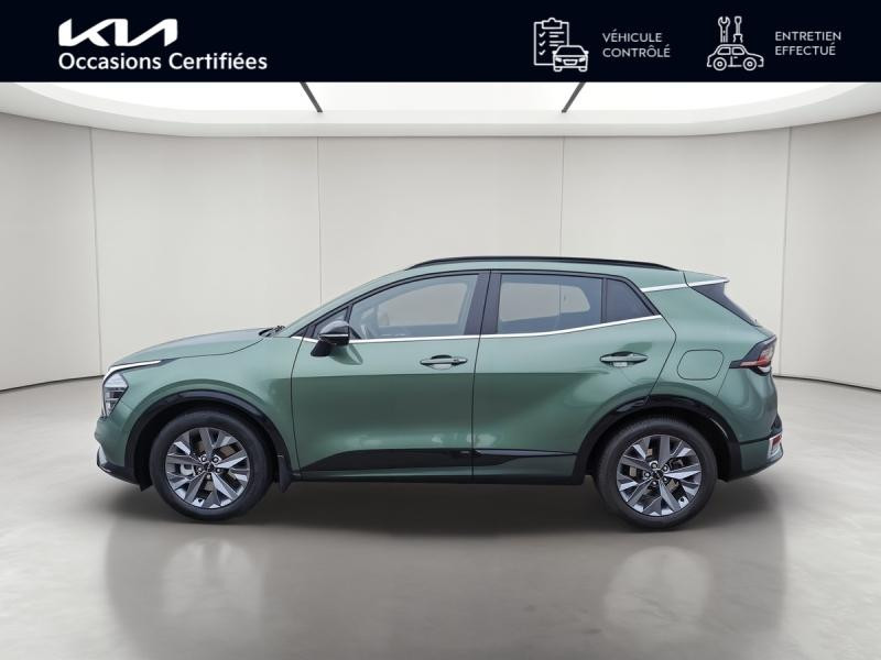 Occasion KIA Sportage 1.6 T-GDi 230 HEV  GT-Line Premium BVA6 ATTELAGE GARANTIE 01/2029 2022 Vert Bornéo métallisé 30990 € à Haguenau