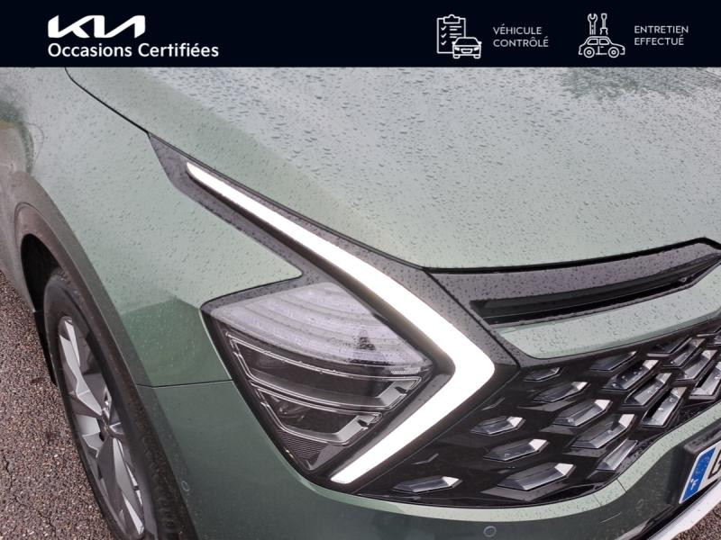Occasion KIA Sportage 1.6 T-GDi 230 HEV  GT-Line Premium BVA6 ATTELAGE GARANTIE 01/2029 2022 Vert Bornéo métallisé 30990 € à Haguenau