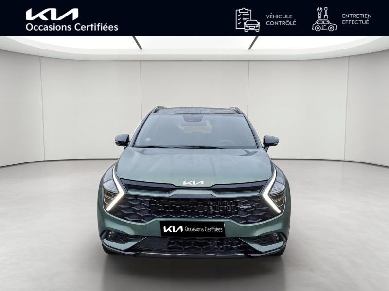 Occasion KIA Sportage 1.6 T-GDi 230 HEV  GT-Line Premium BVA6 ATTELAGE GARANTIE 01/2029 2022 Vert Bornéo métallisé 30990 € à Haguenau