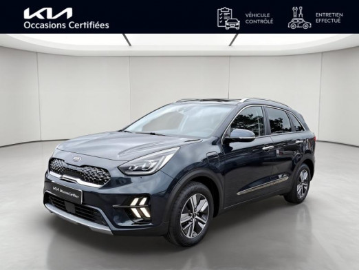 Occasion KIA Niro 1.6 GDi 105ch ISG + Plug-In 60.5ch Design DCT6 Garantie 12 mois 2021 Bleu Saphir 18 990 € à Haguenau