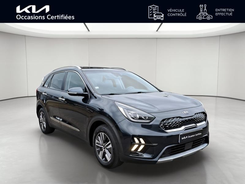Occasion KIA Niro 1.6 GDi 105ch ISG + Plug-In 60.5ch Design DCT6 Garantie 12 mois 2021 Bleu Saphir 18990 € à Haguenau