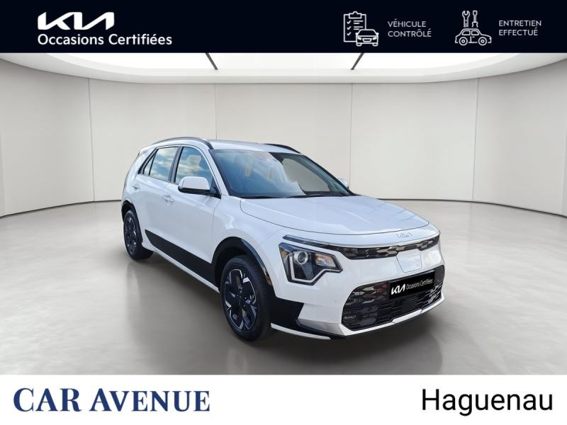 Occasion KIA Niro EV 204ch Active Sièges + volant chauffants Camera GARANTIE 01-2031 2024 Blanc 25990 € à Haguenau
