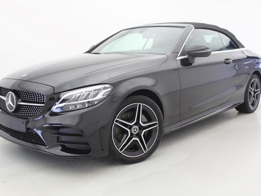 Occasion MERCEDES-BENZ Classe C C 200 d Cabriolet AMG LINE ** GARANTIE 4 ANS ** 2019 Noir 42 890 € à Liège