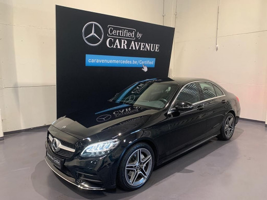 Occasion MERCEDES-BENZ Classe C C 200 d AMG LINE ** GARANTIE 4 ANS ** 2019 Noir 28 890 € à Liège