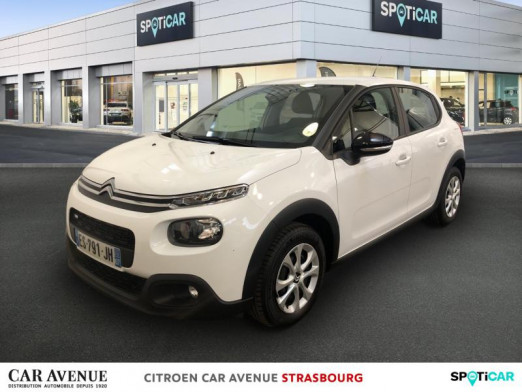 Occasion CITROEN C3 PureTech 82ch Feel 2017 Blanc Banquise 10 995 € à Strasbourg