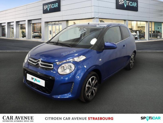 Occasion CITROEN C1 VTi 72 Shine 3p 2019 Bleu Calvi (N) 9 460 € à Strasbourg