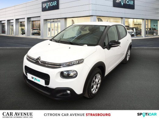 Occasion CITROEN C3 BlueHDi 75ch Feel S&S 2019 Blanc banquise 10 450 € à Strasbourg