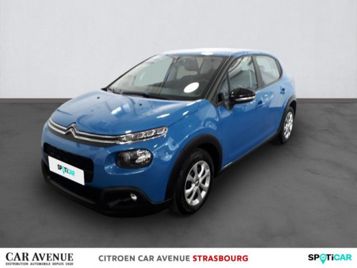 Occasion CITROEN C3 BlueHDi 100ch Feel S&S E6.d-TEMP 2018 Bleu 10 900 € à Strasbourg
