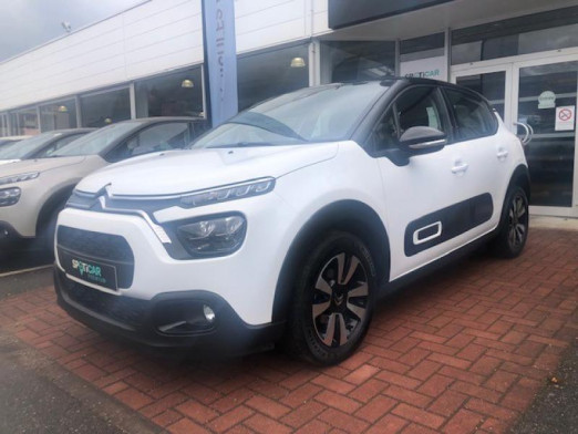 Occasion CITROEN C3 1.2 PureTech 83ch S&S Shine 2020 Blanc Banquise (O) - Noir Onyx 14 589 € à Strasbourg