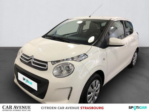 Occasion CITROEN C1 VTi 72 S&S Feel 5p E6.d 2020 Blanc 10 560 € à Hoenheim
