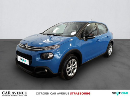 Used CITROEN C3 BlueHDi 100ch Feel S&S E6.d-TEMP 2018 Bleu € 10,900 in Hoenheim