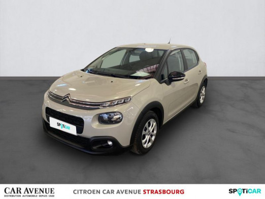 Occasion CITROEN C3 BlueHDi 100ch Feel S&S E6.d-TEMP BVM5 2019 Beige 12 550 € à Hoenheim