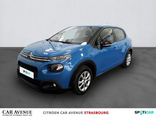 Occasion CITROEN C3 BlueHDi 100ch Feel S&S E6.d-TEMP 2018 Bleu 11 500 € à Hoenheim