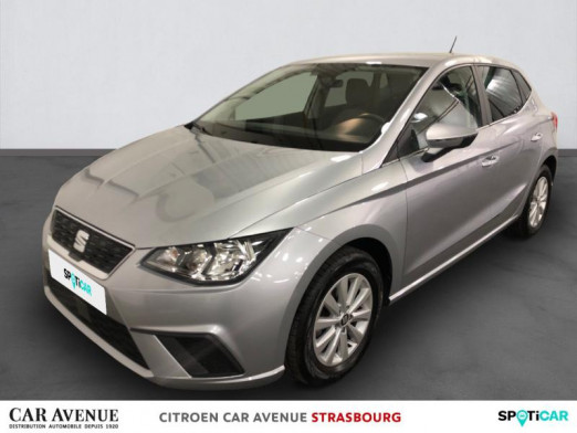 Occasion SEAT Ibiza 1.0 EcoTSI 95ch Start/Stop Style 2018 Gris Urbain 12 600 € à Hoenheim