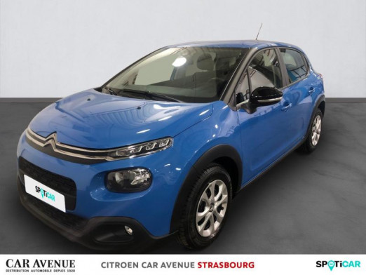 Occasion CITROEN C3 PureTech 82ch Feel S&S E6.d 2020 Bleu 13 280 € à Hoenheim