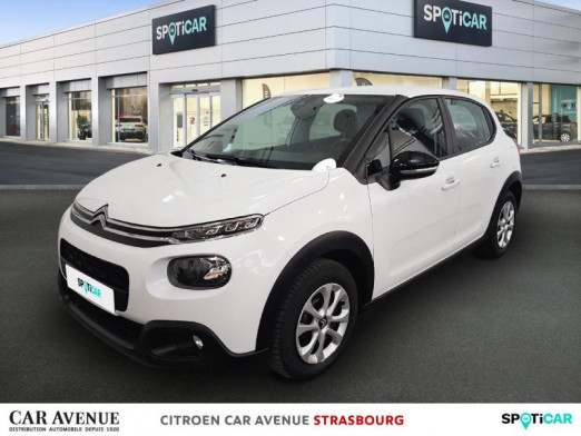 Occasion CITROEN C3 PureTech 82ch Feel 2018 Blanc Banquise - Rouge Aden 10 990 € à Hoenheim