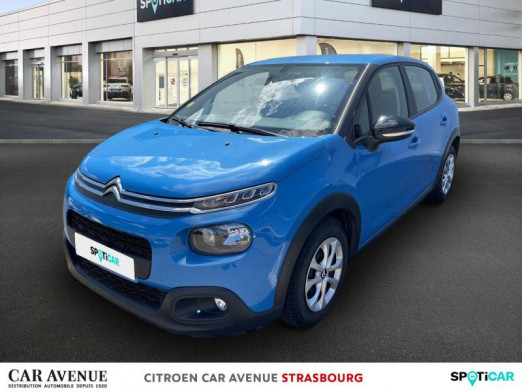Occasion CITROEN C3 BlueHDi 100ch Feel S&S E6.d-TEMP BVM5 2019 Bleu 12 100 € à Hoenheim