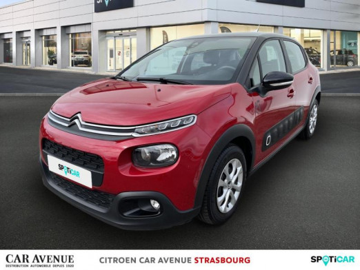 Occasion CITROEN C3 PureTech 82ch Graphic 2018 Rouge rubi (nacre) 12 290 € à Hoenheim